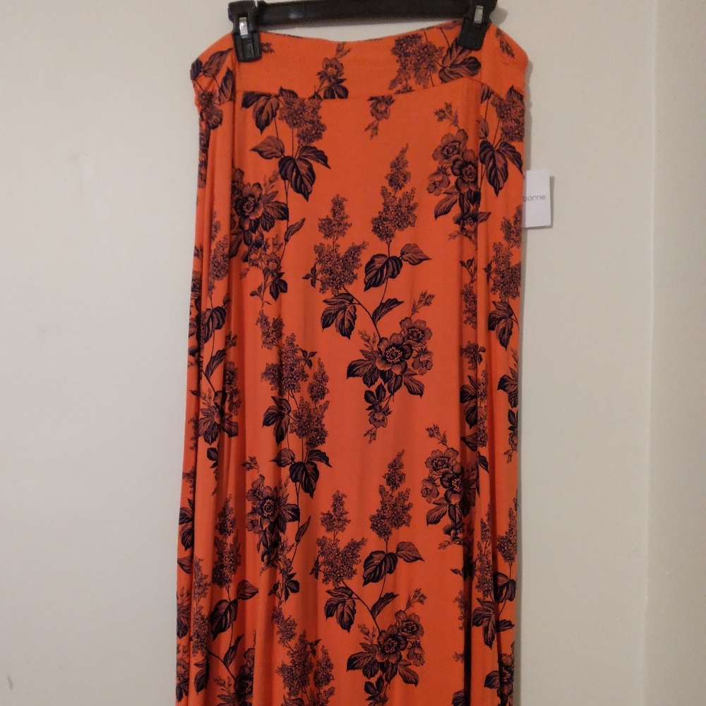 BEAUTIFUL ROSE GARDEN MAXI SKIRT